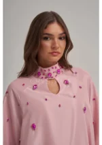 فستان راقي مزين بأحجار الراين - Image 9