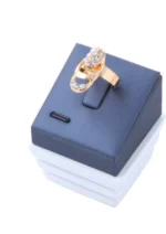 ⁦طقم مطلي بذهب عيار 18⁩ - الصورة ⁦4⁩