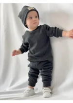 ⁦طقم قبعة قطنية مكون من 3 قطع للأطفال والرضع⁩ - الصورة ⁦7⁩