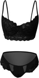 ⁦طقم لانجري اسود⁩ - الصورة ⁦3⁩