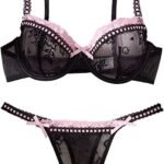 طقم داخلي نسائي فاخر بالدانتيل