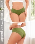 ⁦طقم سراويل داخلية بيكيني من الدانتيل 6 قطع⁩ - الصورة ⁦3⁩