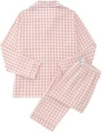 ⁦طقم بيجامة مقلم من قطعتين⁩ - الصورة ⁦2⁩