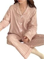 ⁦طقم بيجامة مقلم من قطعتين⁩ - الصورة ⁦3⁩