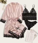 ⁦قميص نوم داخلي مع روب⁩ - الصورة ⁦4⁩