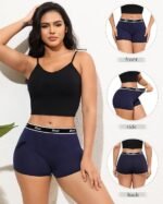 ⁦طقم سراويل داخلية قصير من القطن (بوكسر نسائي)⁩ - الصورة ⁦3⁩