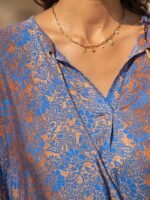 ⁦قفطان بتصميم دانتيل بشراشيب⁩ - الصورة ⁦6⁩