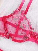 ⁦طقم لانجري شبكي شفاف جذاب⁩ - الصورة ⁦3⁩