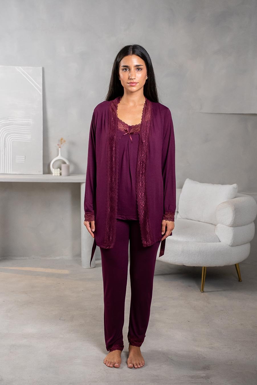 DSC00272 2 pajama set 3 piece - الصورة 1