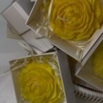 Luxury Scented Candle with Rose Design