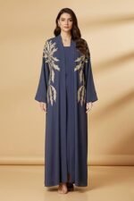 ⁦عباية اسلامية مفتوحة⁩ - الصورة ⁦2⁩