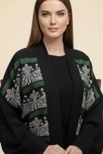 ⁦طقم عباية مطرزة داخلية فاخرة من قطعتين⁩ - الصورة ⁦6⁩