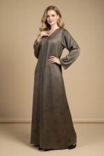 ⁦عباية نسائية طويلة الاكمام ماكسي⁩ - الصورة ⁦2⁩