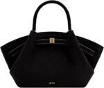Black Faux Suede Handbag