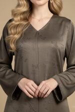 ⁦عباية نسائية طويلة الاكمام ماكسي⁩ - الصورة ⁦4⁩