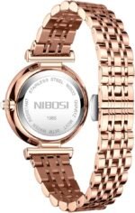 NIBOSI Royal Rose Women’s Watch – Ultra-Slim Rose Gold Design with Japanese Quartz Movement - Image 3