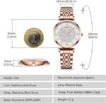 NIBOSI Royal Rose Women’s Watch – Ultra-Slim Rose Gold Design with Japanese Quartz Movement - Image 5