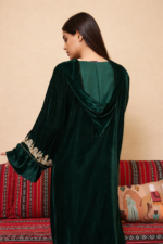 ⁦جلابية مغربية مخمل⁩ - الصورة ⁦4⁩