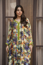 ⁦جلابية مغربية من حرير أرماني⁩ - الصورة ⁦3⁩