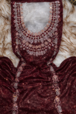 ⁦مخور فاخر حرير جاكرد طايح بتطريز وكريستال وفصوص سته⁩ - الصورة ⁦2⁩