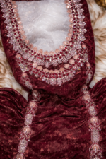 ⁦مخور فاخر حرير جاكرد طايح بتطريز وكريستال وفصوص سته⁩ - الصورة ⁦3⁩