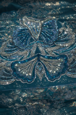 ⁦مخور حرير جاكرد طبيعي بلمعة فاخرة وتطريز ثلاثي الأبعاد فاخر⁩ - الصورة ⁦5⁩