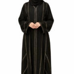 عباية سوداء مطرزة