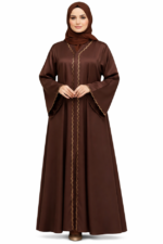 عباية فاخرة للنساء باكمام واسعة