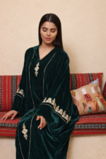 جلابية مغربية مخمل