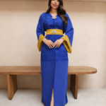 قفطان مغربي فاخر من الكريب