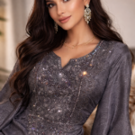 مخور حرير جوهرة ناعم بتطريز فاخر وكريستال لامع لإطلالة أنثوية راقية