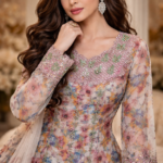 مخور حرير هندي مطرز بشغل سلاسل فاخر مع لمسات كريستال