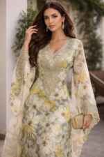 مخور فاخر من الحرير الفرنسي بتطريز راقٍ وكريستال لامع