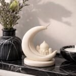 Crescent and Mosque Candle