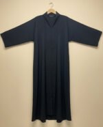 Modern Black Abaya With Sheila Rhinestone Details Elegant Modest Fashion - Image 5